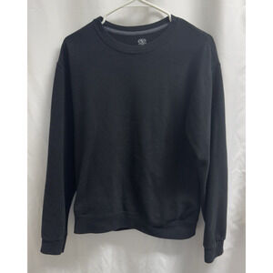 Athletic Works Sweatshirt Men's Size Small (34-36) Black Long Sleeve